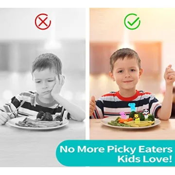 FATLODA 156PCS Fun Animal Food Picks for Kids Lunch
