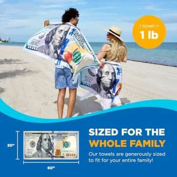 Luxury Oversized Beach Towels - Quick-Dry Cotton Set of 2