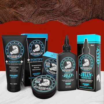 Bossman Essentials Beard Kit - Oil, Conditioner & Balm