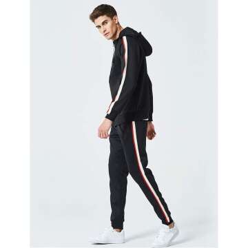 PASOK Men's Casual Tracksuit Set - Comfortable Athletic Wear
