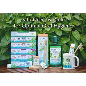 Auromere Neem Toothpicks - Vegan, Natural Oral Care