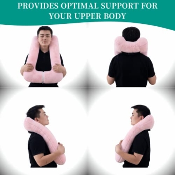 FHSGGP Ergonomic Travel Pillow Head Neck Support Comfort