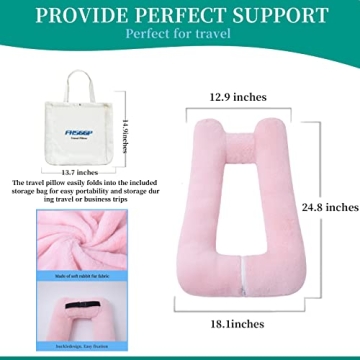 FHSGGP Ergonomic Travel Pillow Head Neck Support Comfort