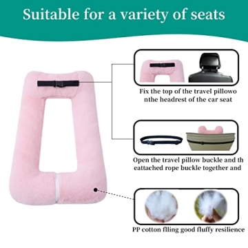 FHSGGP Ergonomic Travel Pillow Head Neck Support Comfort
