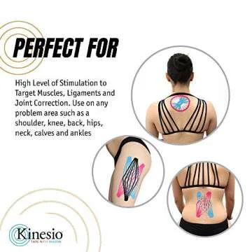Kinesio Taping - Elastic Therapeutic Athletic Tape Tex Gold FP - Beige – 2 in. x 16.4 ft