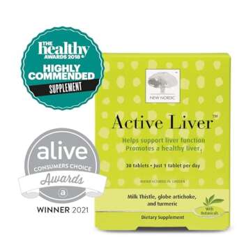 NEW NORDIC Active Liver Supplement - Daily Herbal Support