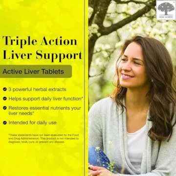 NEW NORDIC Active Liver Supplement - Daily Herbal Support