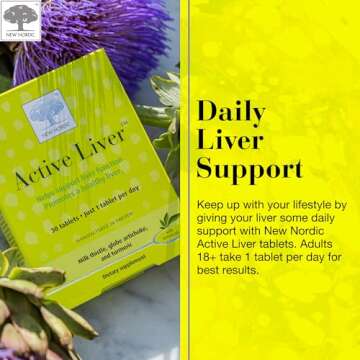 NEW NORDIC Active Liver Supplement - Daily Herbal Support