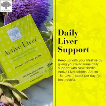 NEW NORDIC Active Liver Supplement - Daily Herbal Support