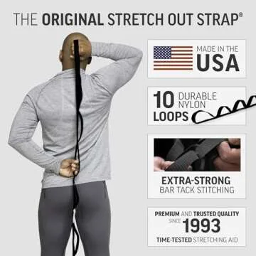 OPTP Stretch Out Strap XL for Therapy and Yoga