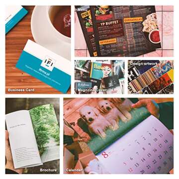 Koala Glossy Thin Inkjet Printer Paper for DIY Chip Bag and Print Brochure Flyer 8.5x11 Inches Glossy 100 Sheets 36LB