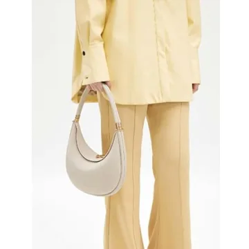 Trendy Hobo Crossbody Purse Elegant Crescent Moon Shoulder Bag