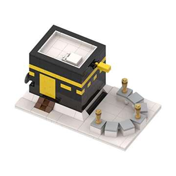Kaaba Bricks Islamic Toy Building Blocks Set with Guide - 325 Pieces - Fun & Educational!