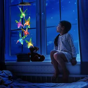Toodour Solar Wind Chime Color Changing LED Gifts