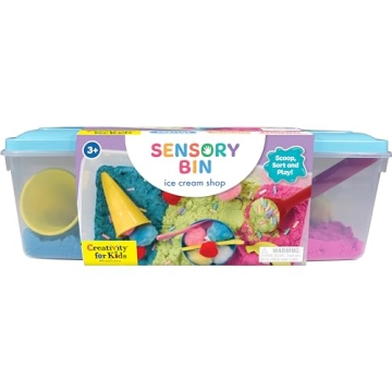 Creativity for Kids Ice Cream Shop Sensory Bin for Age 3-4