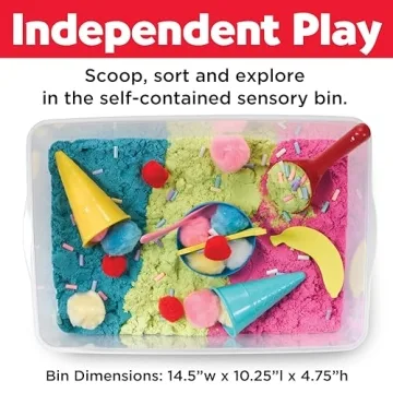 Creativity for Kids Ice Cream Shop Sensory Bin for Age 3-4