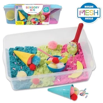 Creativity for Kids Ice Cream Shop Sensory Bin for Age 3-4