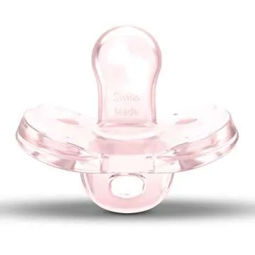 Medela Baby Pacifier | 6-18 Months | Includes Sterilizing Case | 2-Pack | Soft Silicone | BPA-Free | Supports Natural Suckling | Pink