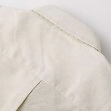 Huckberry Wills Men's Wrinkle Free Linen Short Sleeve Shirt