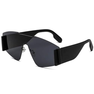 DUPER Black Sunglasses | Oversized Retro Y2K Fashion for All