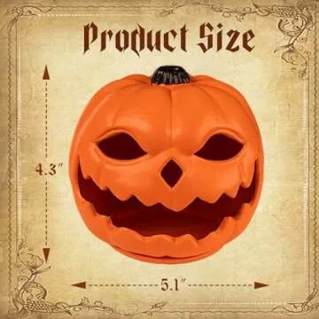 Floating LED Small Pumpkins - Remote Control Halloween Decor