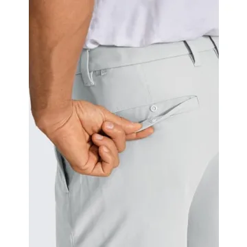 CRZ YOGA Men's 7" Golf Shorts - Comfortable Casual Wear