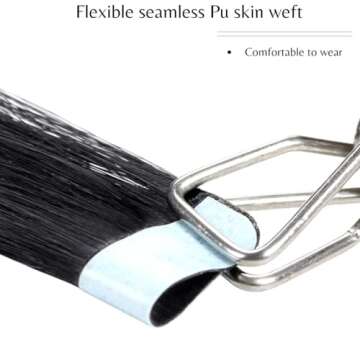 Rinboool Tape in Hair Extensions, Real Natural Remy Human Hair, Seamless Straight Pu Skin Weft, 14 Inch 40 Gram 20 Pieces, Balayage Black Rooted to Teal Green Highlights Black