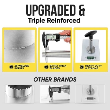 Zulay Pineapple Corer and Slicer with Stainless Steel Blade