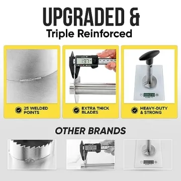 Zulay Pineapple Corer and Slicer with Stainless Steel Blade