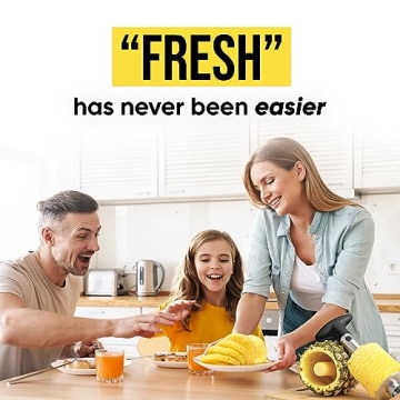 Zulay Pineapple Corer and Slicer with Stainless Steel Blade