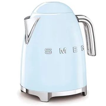 Smeg 2-Slice Toaster & Kettle Set in Pastel Blue