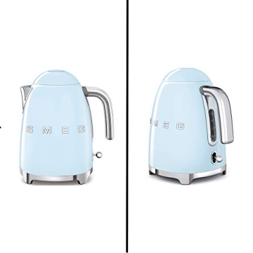 Smeg 2-Slice Toaster & Kettle Set in Pastel Blue