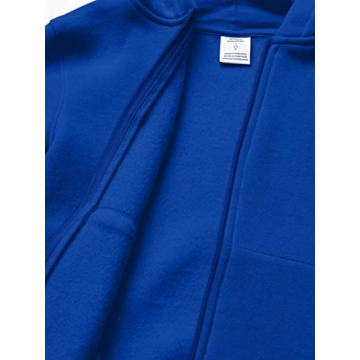 Shop Amazon Essentials Boys Zip-Up Sweatshirt in Blue