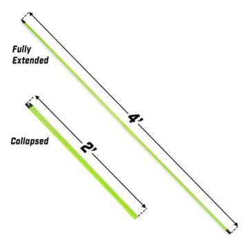 GoSports Golf Alignment Sticks - Improve Your Swing Today!