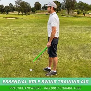 GoSports Golf Alignment Sticks - Improve Your Swing Today!