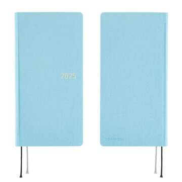 Hobonichi Techo 2025 Weeks MEGA [English/Tall and Slim Size/January Start/Planner] Colors: Lemon Water