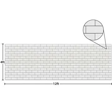 White Subway Tiles Better Than Paper® Bulletin Board Roll