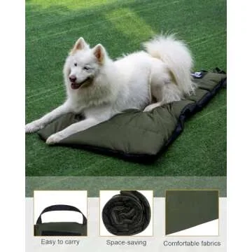 OneTigris Large Dog Bed Washable Portable Water-Resistant Pet Cushion