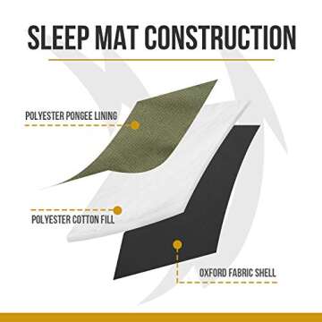 OneTigris Large Dog Bed Washable Portable Water-Resistant Pet Cushion