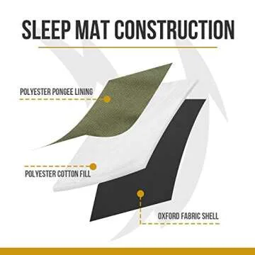 OneTigris Large Dog Bed Washable Portable Water-Resistant Pet Cushion