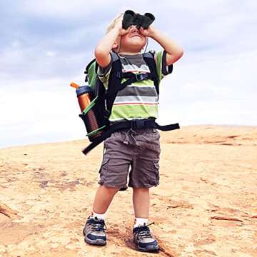 ESSENSON Kids Binoculars Age 3-12 for Outdoor Fun