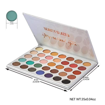MYUANGO Highly Pigmented Eyeshadow Palette for All Skin Types