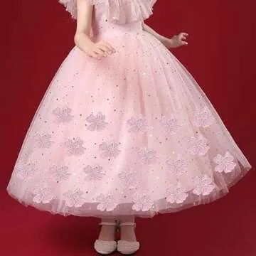 60 Pcs Magnolia Flower Sew on Patches Blue Lace Flower Embroidered Appliques for Sewing Craft Projects, Wedding Bridal Dress, Cheongsam, Jeans, Backpack, Hats, Bags (L Pink)