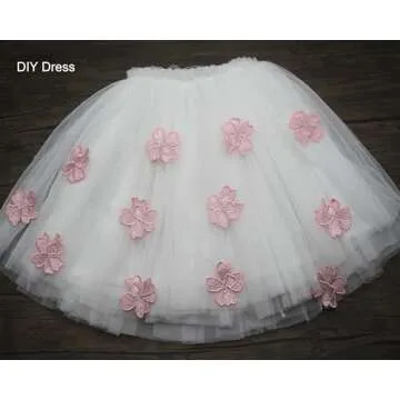 60 Pcs Magnolia Flower Sew on Patches Blue Lace Flower Embroidered Appliques for Sewing Craft Projects, Wedding Bridal Dress, Cheongsam, Jeans, Backpack, Hats, Bags (L Pink)