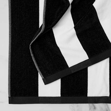 Welhome Cabana Beach Towels - Set of 2 Oversized Comfort