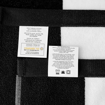 Welhome Cabana Beach Towels - Set of 2 Oversized Comfort