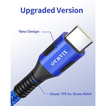 XIAWAO USB C Cable Pack - Fast Charging & Durable