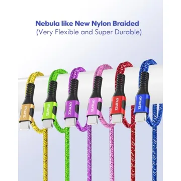 XIAWAO USB C Cable Pack - Fast Charging & Durable