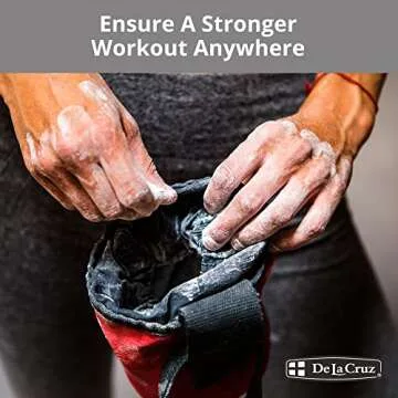 De La Cruz Gym Chalk - Perfect for Weightlifting & Climbing