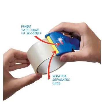 RollRanger Tape Edge Finder - Perfect for Shipping, Moving, Warehouses, and Offices - Locate Packing Tape Edges in Seconds and Lift Edge Without Tearing - Essential Home and Office Gadget